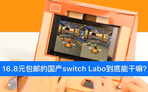 16.8元包邮的国产原创switch Labo到底能干嘛？