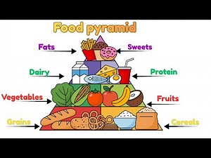 Balanced Diet : The Food Pyramid Explained | Kids Learning Video