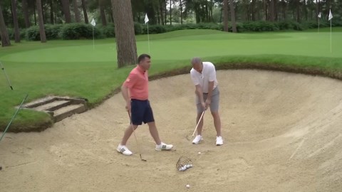 25 Handicap Golfer Learns Bunker Basics From Short Game Pro Dan Grieve