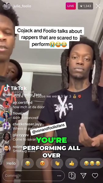 Foolio doesn't need security🥶🔥🔥#rappers #juliofoolio #cojack #free #streetbeefs #performance