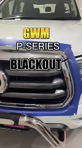 GWM P-Series Blackout #GWM #P-series #bakkies | Moneytribe21