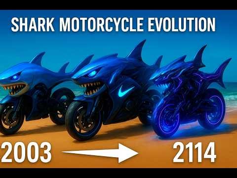 FUTURISTIC SHARK MOTORCYCLE Evolution 2003–2114
