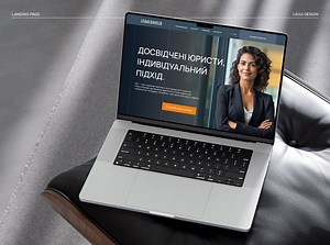 Landing page for a law firm - Maryna Ovsiichuk