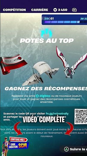Comment Avoir les Récompense Gratuite Potes au Top Fortnite Saison 2 Chapitre 5, Astuce Débloquer