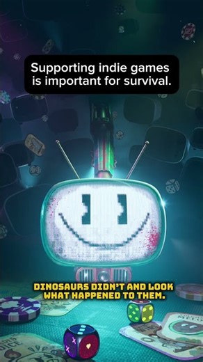 Supporting indie games is important for your survival 🦖