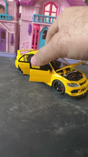 1/32 Scale high model Car Mitsubishi Lancer model #youtubeshorts #shorts #car