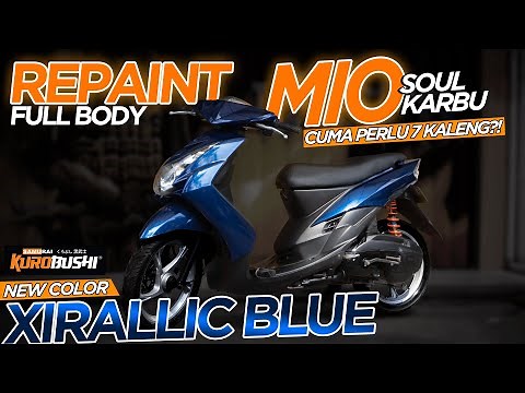 Repaint a Yamaha Mio Soul Carburetor Full Body in Just 7 Cans | Samurai Paint