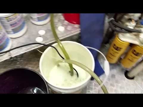 Cleaning caterpillar heat exchangers