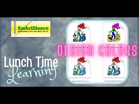 Colors of Embroidery Designs in Embrilliance