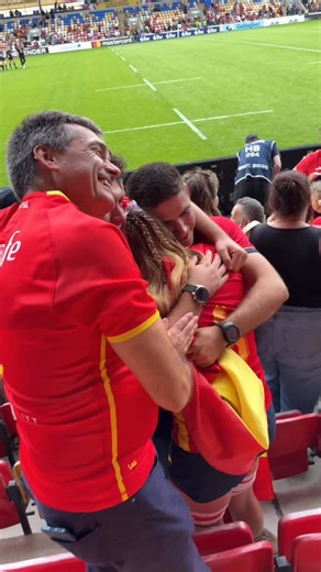 😭 Playing in a World Cup in front of your loved ones is a beautiful thing. #rugbyworld #rugby #RWC2025 | Rugby World Magazine