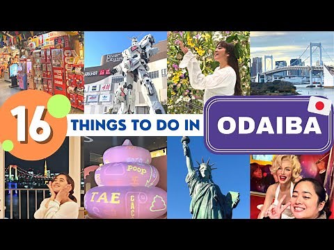 16 things to do in ODAIBA, TOKYO 🤖 (Japan Travel Guide)