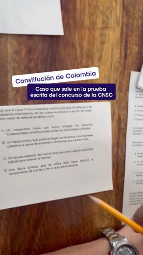 Ejercicio práctico para la prueba escrita de la CNSC