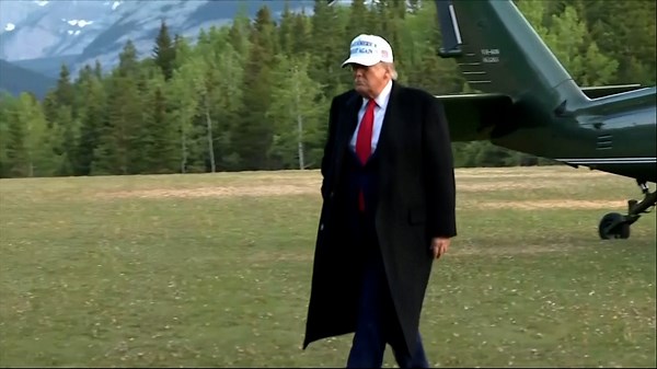 Donald Trump Arrives In Canada For G7 Summit