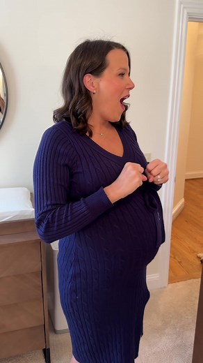 Triplet Nursery Surprise! 🥰. We are obsessed with the @Simply Nursery furniture and @Nurture& recliners! #pregnant #nursery #triplets #mom #diy