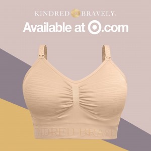 Underwire-free with ultra-soft fabric, the Sublime® Hands-Free Pumping & Nursing Bra is a must-have for new moms. Pump, nurse, or both at once! Shop this bra now at target.com! The Bullseye Design is a registered trademark of Target Brands, Inc. | Kindred Bravely