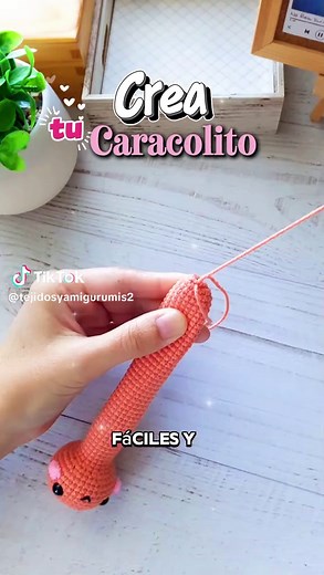 Crea un Caracol Tejido Fácil para Principiantes