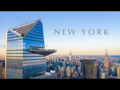 NEW YORK 4K | High Line, The Edge & Vessel at Hudson Yards | Walking Tour