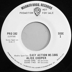 Alice Cooper - Radio Spot For: Easy Action WS 1845