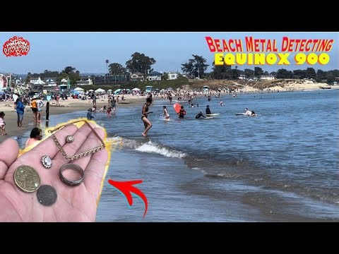 Coin BONANZA!! Metal Detecting a VERY Popular Beach!