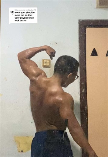 Membalas @kentakakura98 i do broo #gym #workout #homeworkout #shoulders #shoulderworkout #foryou #look #fluxaxe