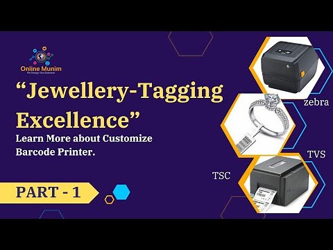 Jewellery Tagging - Barcode Printer Setup | Jewellery Software