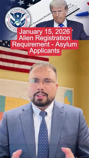 Alien registration requirements for undocumented people. #asylum #immigrant #immigrationnews #deported #immigrationattorney #indian #hindi #punjabi #asylumseekers #expeditedremoval #immigrationlawyer #haryana #haryanvi #immigration #ICE #uscis #registration #alien #undocumentedimmigrants #usa