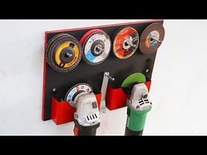Make A Angle Grinder Holder || DIY Grinder Storage Rack