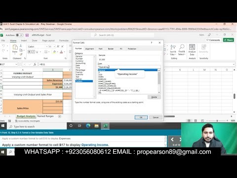 Excel Chapter 6 Simulation Exam | Excel Chapter 6 Simulation Exam |Excel Ch06 Simulation Exam