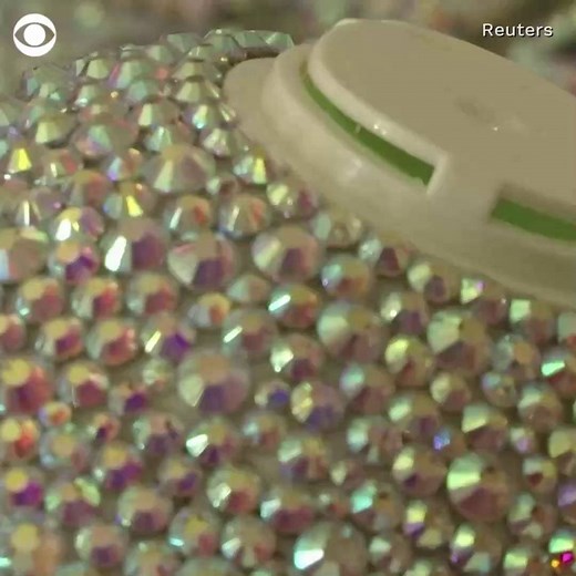 BEDAZZLING A BAD SITUATION: Jordanian designer Samia Alzakleh is trying to make the best of the coronavirus pandemic — by turning plain face masks into crystal-covered masterpieces. | CBS News