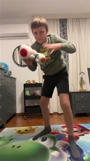 Smash bros with toad irl ➕Final move at the end