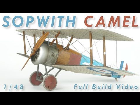 Let's Build a WWI Biplane! | Eduard 1/48 Sopwith Camel F.1 (BR.1) | Full Build in 4K!