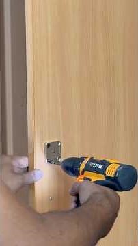 How to install wardrobe Door Lock