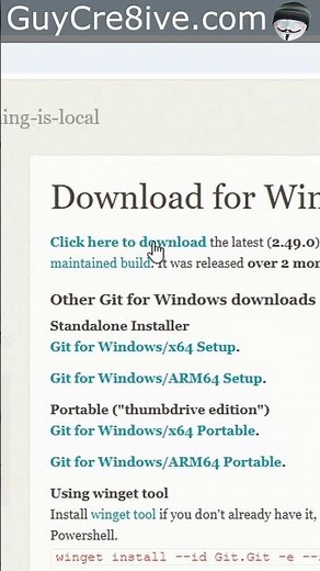 Install Git On Windows 11 👆 Full Video Above