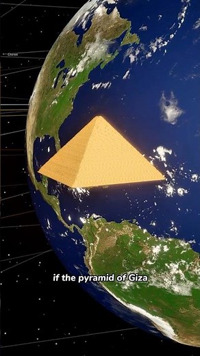 The Pyramid of Giza Falls Into Earth At 50% Lightspeed