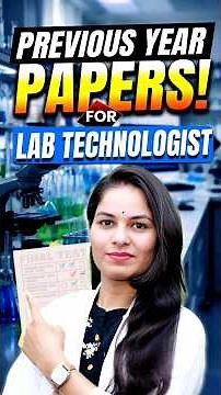 Lab Technologist Previous Year Papers 🔥 | Must Practice for MLT Exams #labtechnician #mltstudents