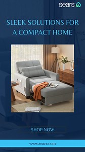 Transform your small space into a stylish haven with our space-saving #furniture Perfect for homes, dorms and apartments! Link in comments #spacesavingfurniture #homedecor #dormroom #apartment #dealsandsteals #reels #reelit #shopping #facebookreel #igotitatsears #sears | Sears