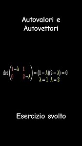 Exercise on Eigenvalues ​​and Eigenvectors done in less than a minute