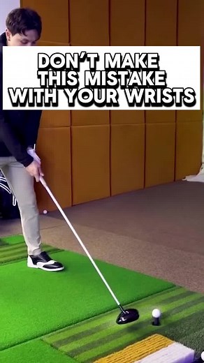 🛑 Stop cupping your wrists! This creates inconsistent ball striking. When your wrist is cupped it makes it very hard to rotate the wrist thru impact. Try this simple trick when you setup to get your wrists in the correct position! -———— ❤️ Follow @strokedoutgolf⁠ if you are going to try this tip the next time you go to the range! 🔥⁠ Credit: aylexgolfacademy DM for removal request ( no copyright infringement intended ) . . . #golf #golfswing #golfinstruction #golflesson #golfreels #golfdrills #