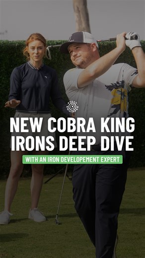 Fully Equipped on Instagram: "Cobra’s newest King Irons are loaded with game improvement tech. @madefortherange spoke with Caitlin Farley for a deep dive on everything we need to know."