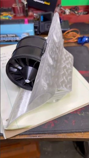 90mm EDF flying wing build step one.