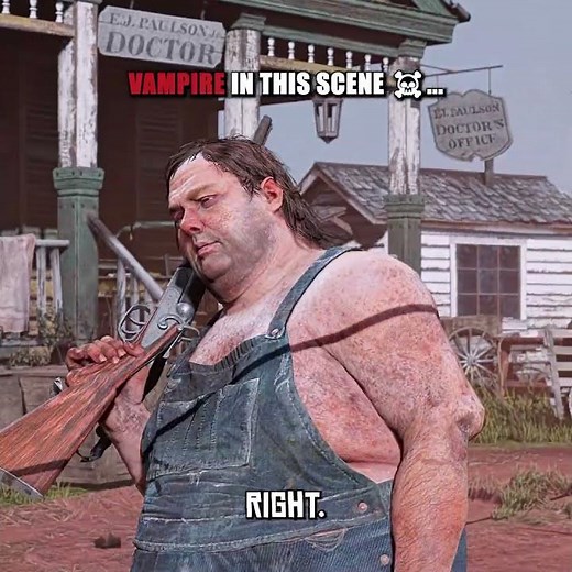 The vampire in this scene is Insane☠️ #rdr2 #reddeadredemption