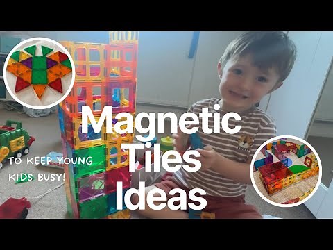 EASY MAGNA-TILES IDEAS FOR PRESCHOOLERS/ KEEP YOUR CHILD PLAYING ALL DAY!