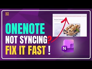 Microsoft OneNote 📂 Fix Notebook Not Syncing & Editing Problems