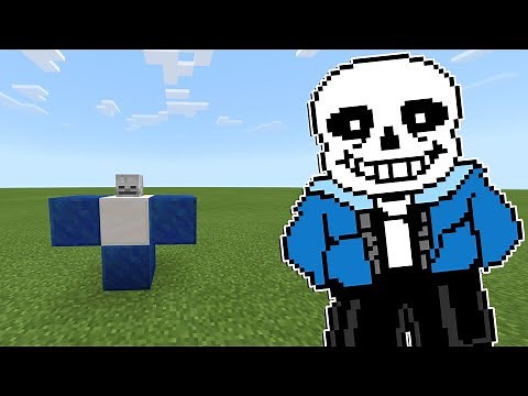 How to summon sans undertale in minecraft