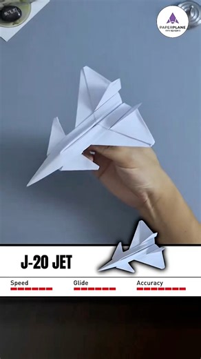 2.3M views · 15K reactions | How to make a Super Fighter J-20 out of paper that can fly over 100 FEET EASY- Paper Airplane Tutorail #vvvreview #origami #diy #paperairplane #fighterplane | Vĩnh Hí | Facebook