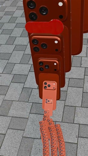The Ultimate World's Biggest iPhone Domino Effect! 😱