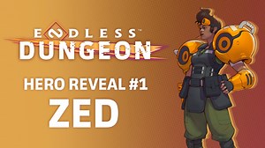 🔸 Introducing… ZED! 🔸 A metal-loving gunslinger with one purpose: get out and get home. Meet the first playable hero from the upcoming ENDLESS™ Dungeon, a rogue-lite tactical action game with a sprinkle of tower defense! | SEGA