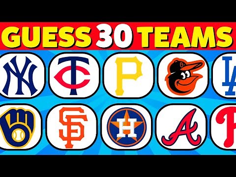 Guess 30 Major League Baseball ⚾️ Teams By The Logo