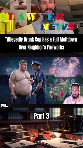 P3| Allegedly Drunk Cop Has a Full Meltdown Over Neighbor’s Fireworks #lawyer #use #copsoftiktok #fvp #us