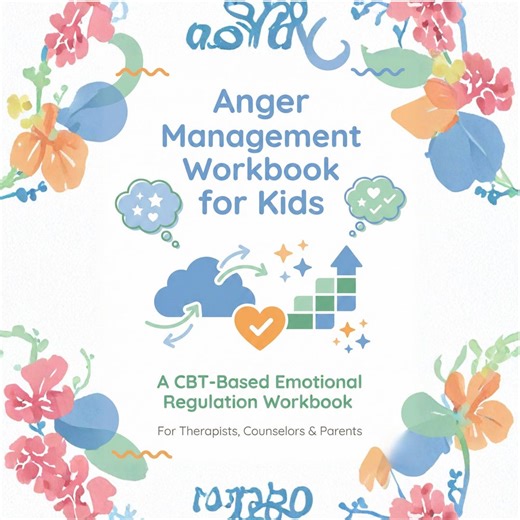 Anger Management Workbook for Kids | CBT, Emotional Regulation (25 Page PDF) - Etsy